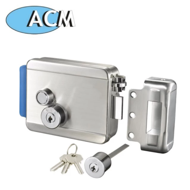 China Wholesale high quality Electric Rim Lock With Waterproof For Door Electronic Door Lock 12V manufacturer