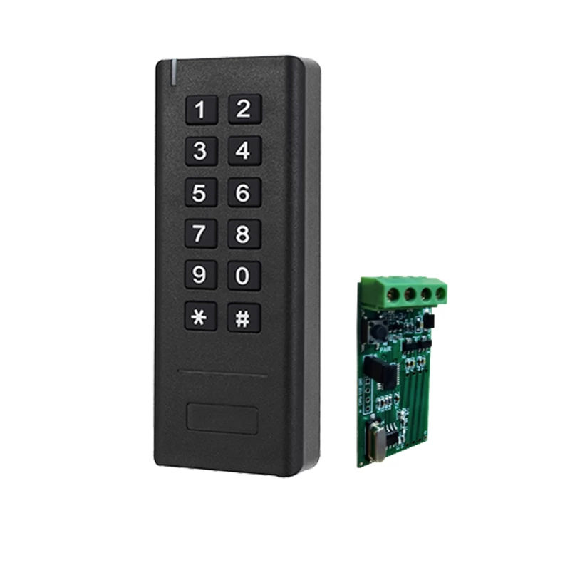 Wifi Reader Wiegand 26-34 Bits 433MHz Wireless Keypad Reader With Receiver Support Smart card reader