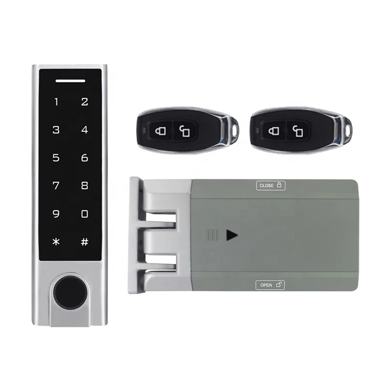 Wireless Fingerprint Electronic Remote PIN Code RFID Digital Lock Kit Access Control