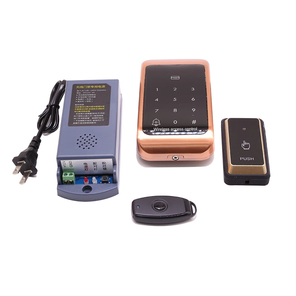 Wireless Touch Screen Metal Keypad Standalone Outdoor Waterproof RFID WIFI Access Control