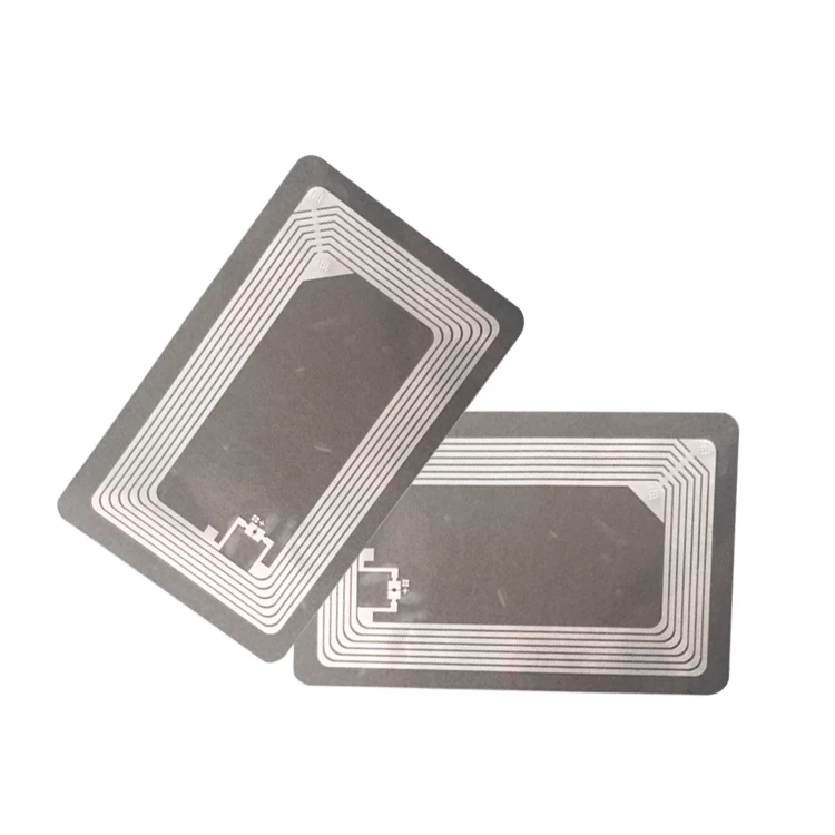 Çin özel baskılı NTAG213 Anti Metal NFC metalik RFID uhf Etiket etiketi üretici firma