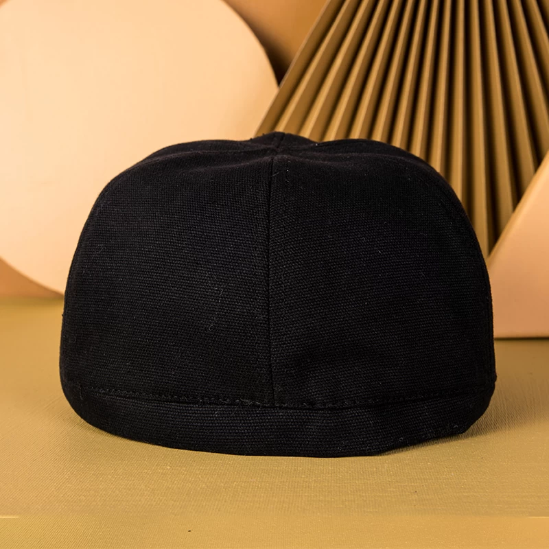 Gorras gruesas y cálidas para hombre, sombrero octogonal suave