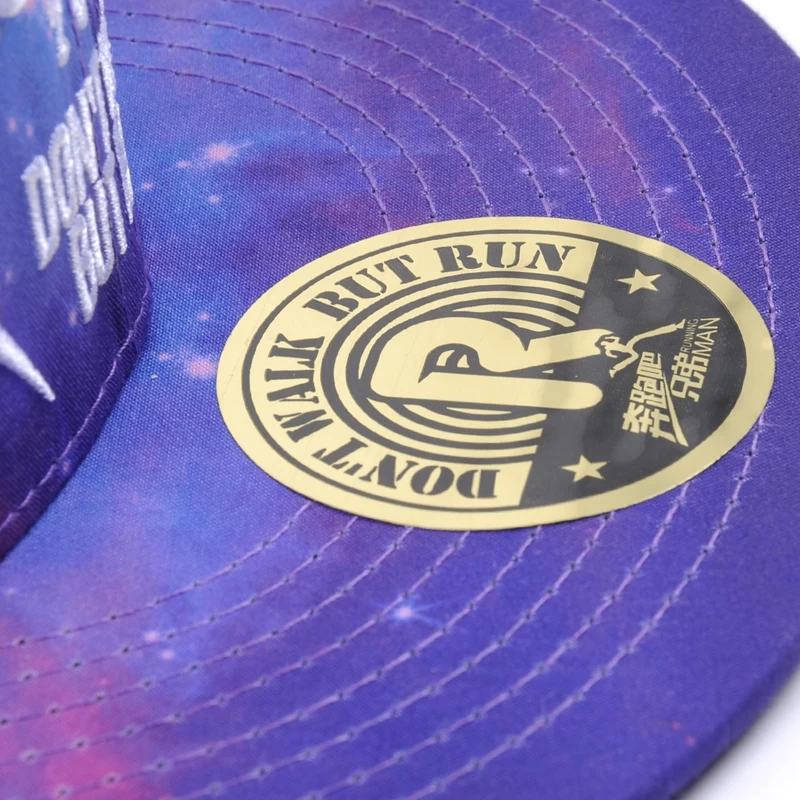 printed galaxy snapback caps, high quality hat supplier china 