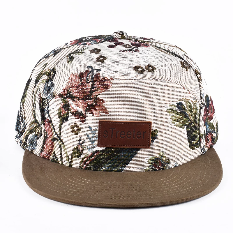 6 panel snapback cap