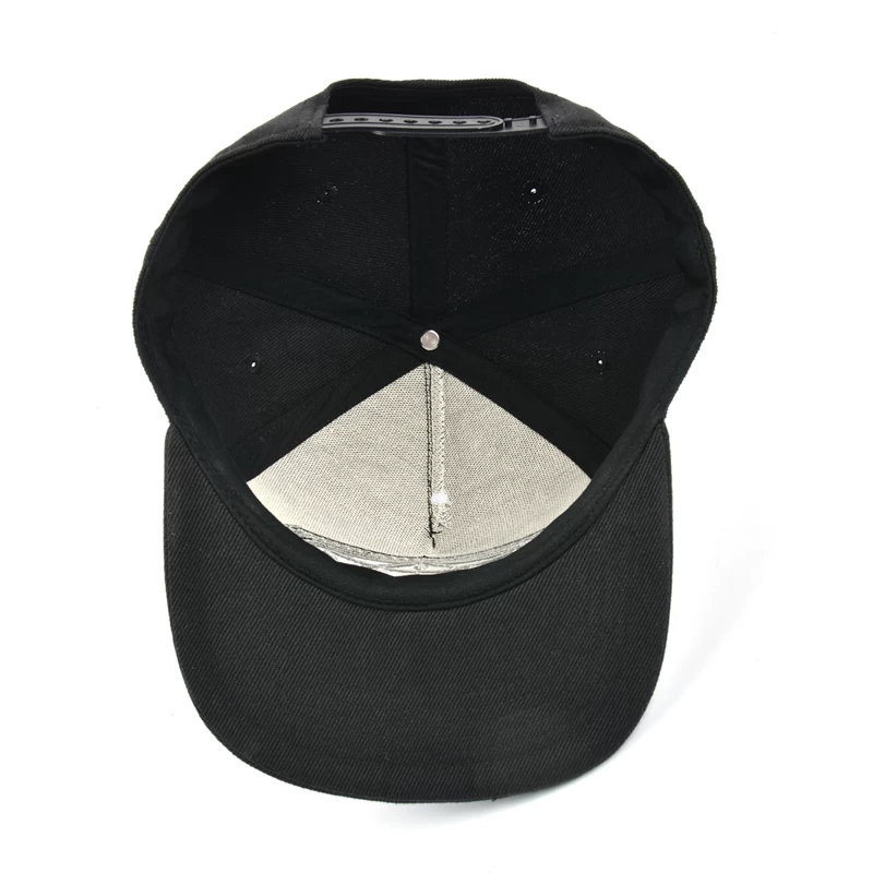 flat 3D embroidery snapback hat
