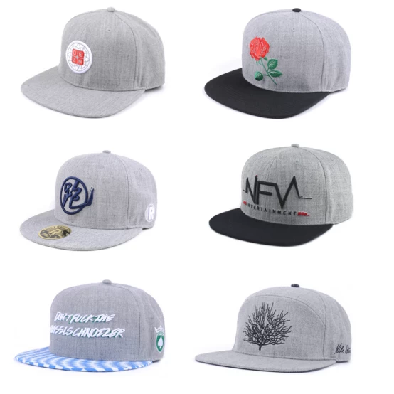 100% acrylic snapback cap, 3d embroidery cap manufacturer china