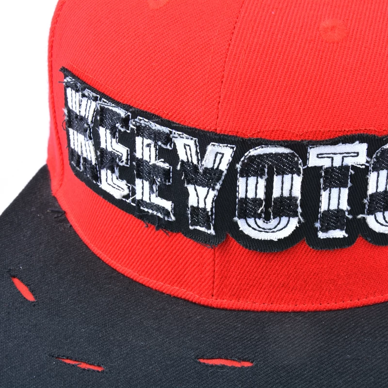 make your own flat brim hat, custom flat bill snapback cap, applique logo flat brim snapback hats
