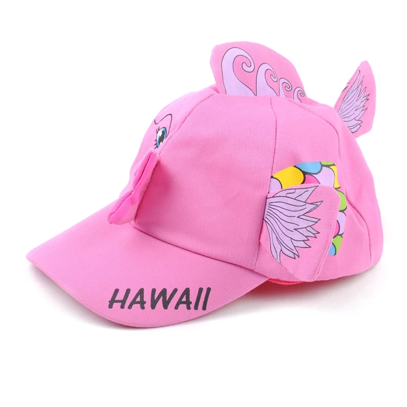 cute cartoon baby baseball cap, pink baby baseball cap, baby baseball cap custom with logo 
