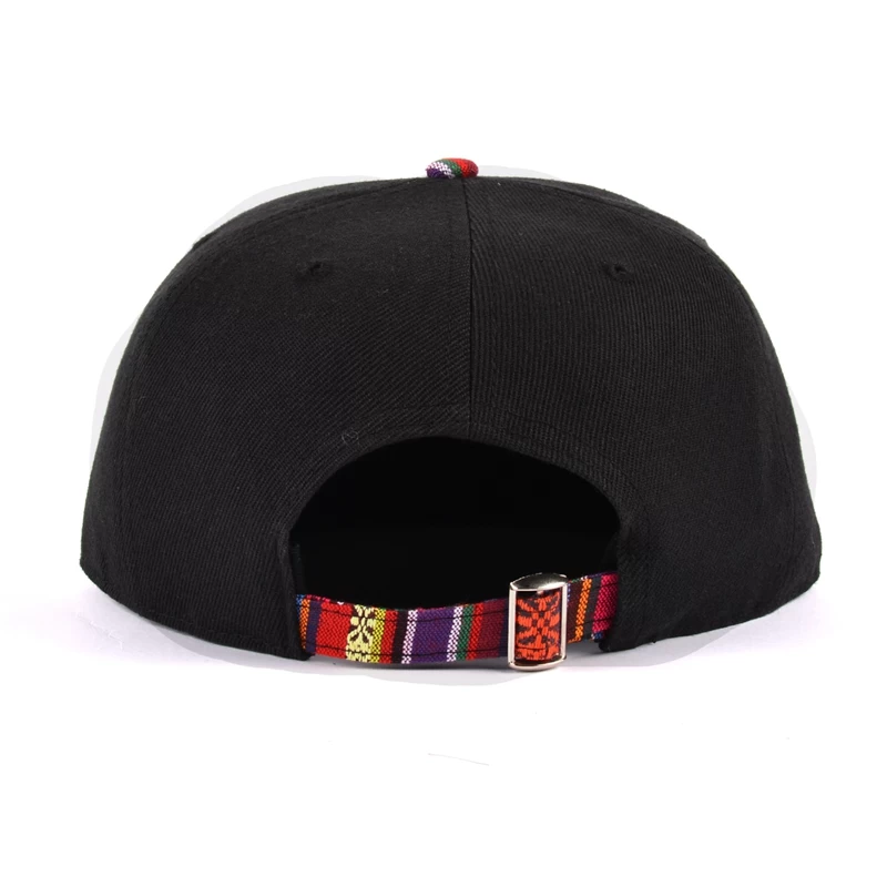6 panel snapback cap,  embroidery logo snapback hats, high quality hat supplier china