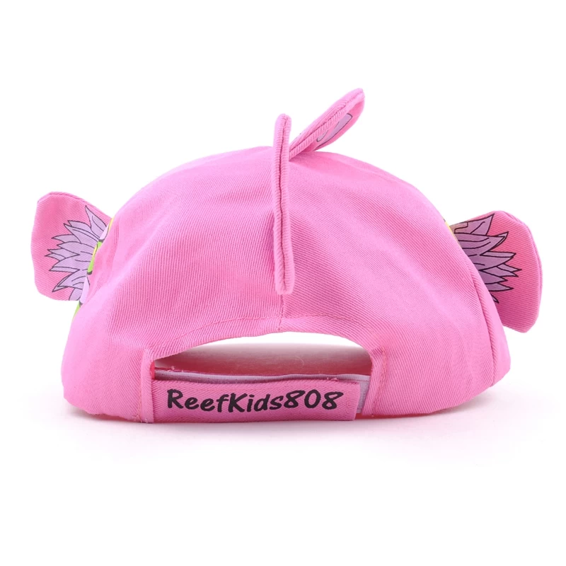 cute cartoon baby baseball cap, pink baby baseball cap, baby baseball cap custom with logo 