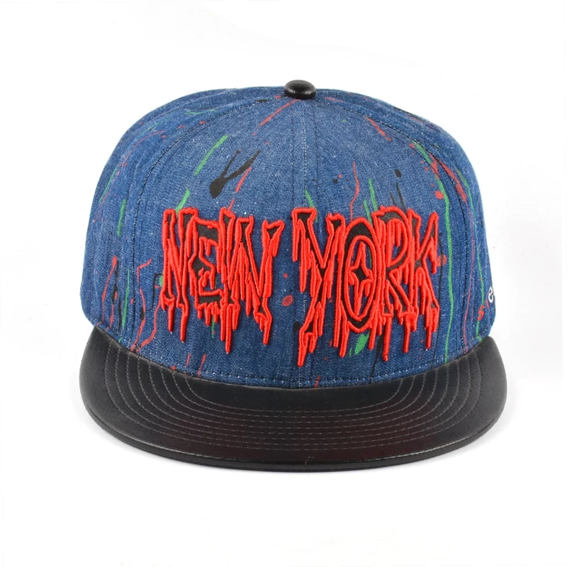 embroidery patch snapback caps custom