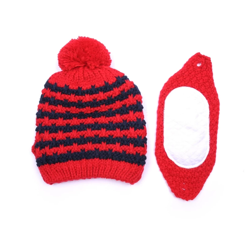 pom winter hats with face mask