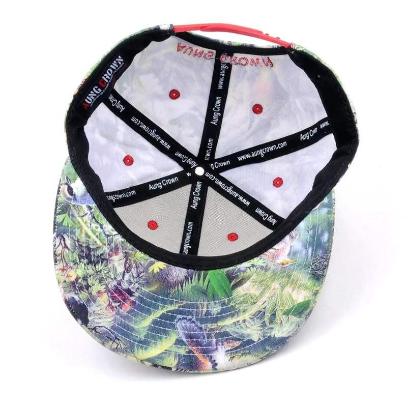 Custom printed brims snapback hat for sale, High Quality flat brim hat