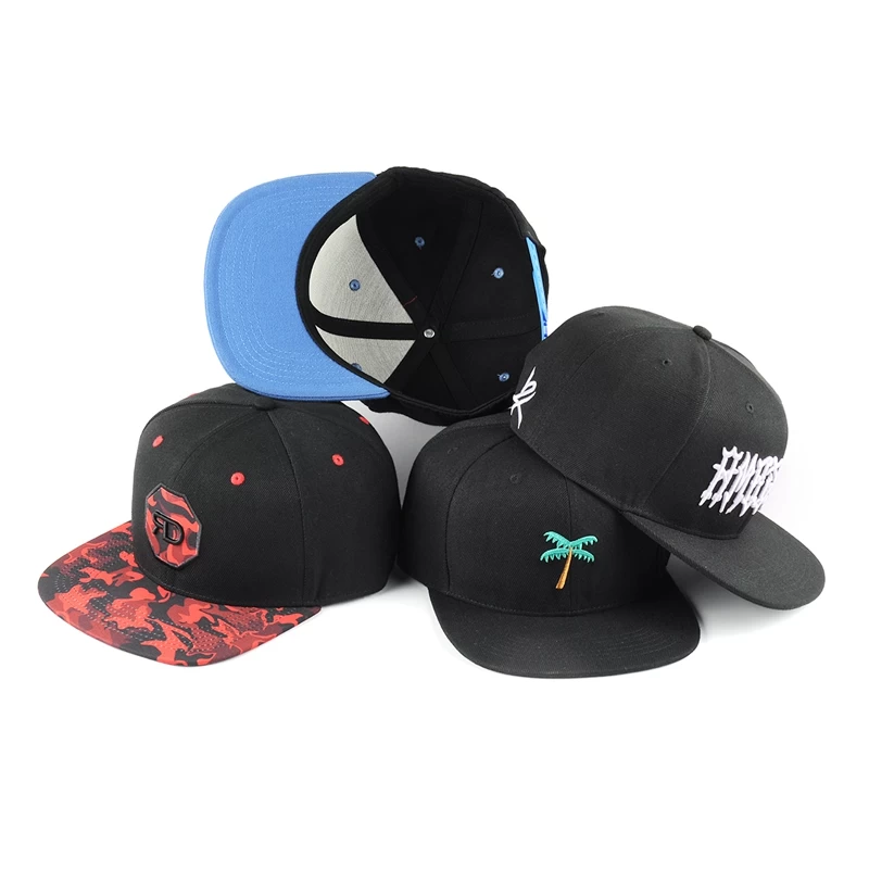 design logo snapback cap flat hat