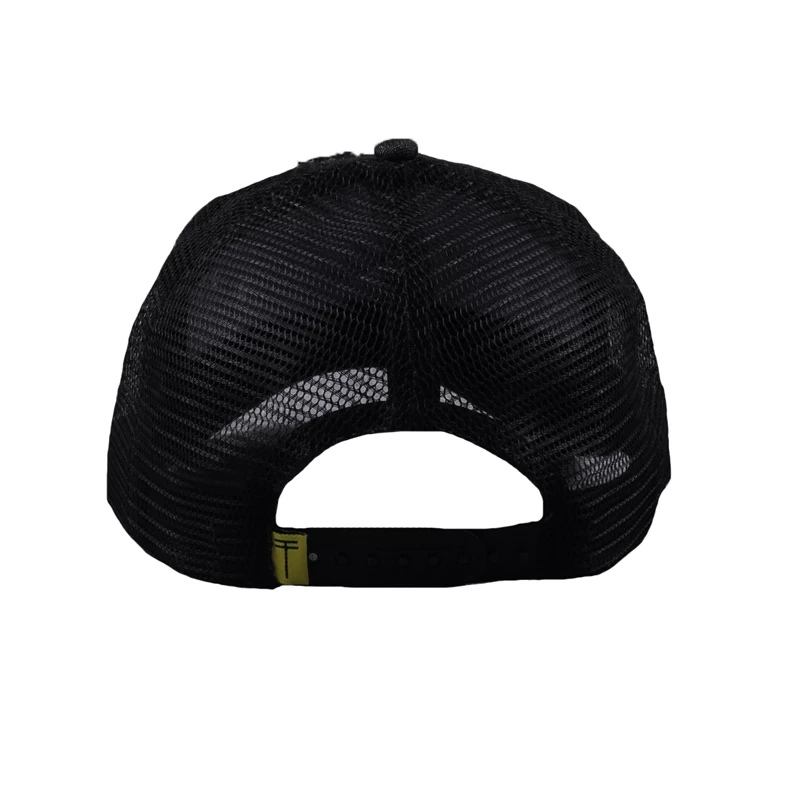 black denim distressed trucker caps, 3d embroidery baseball cap mesh hat