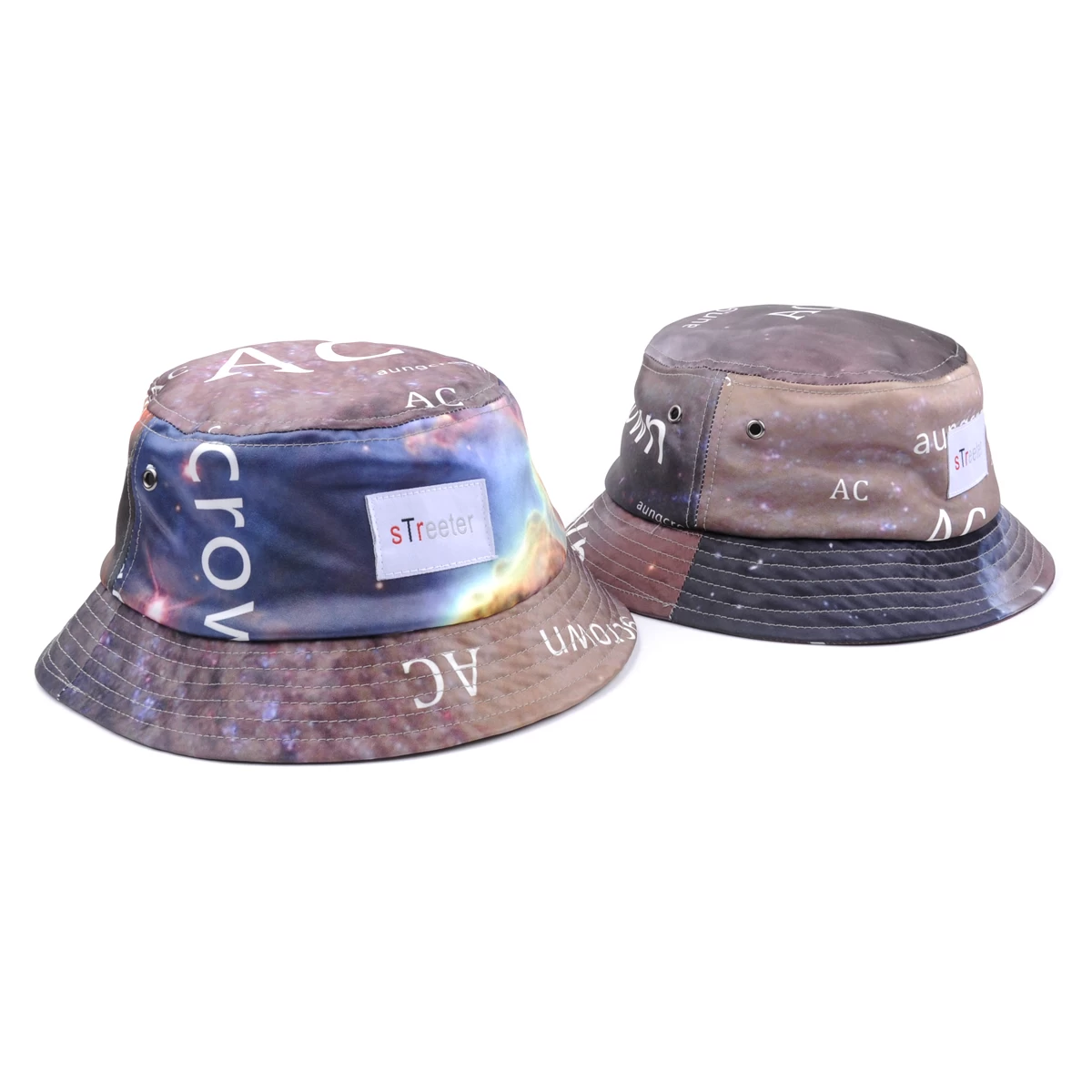 galaxy printed bucket hats