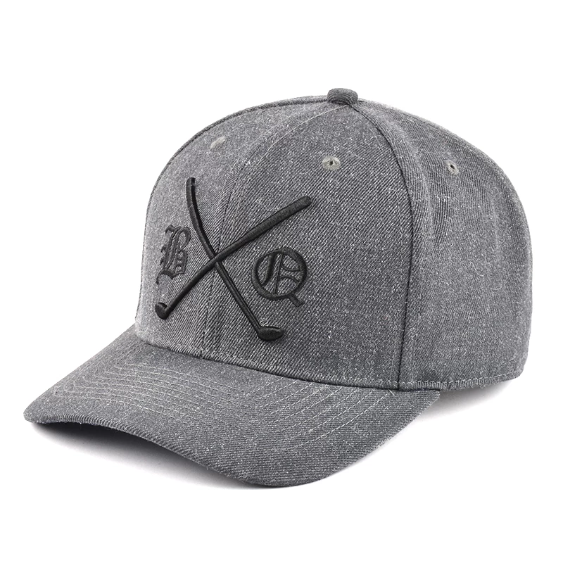 custom cotton linen sports baseball cap