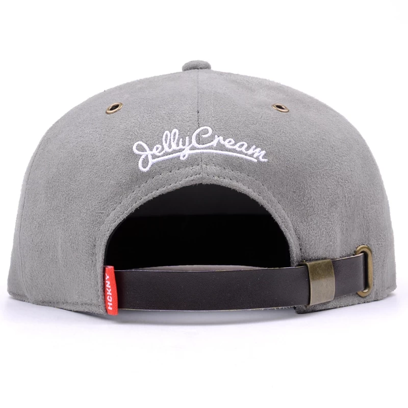 3D embroidery suede snapback cap