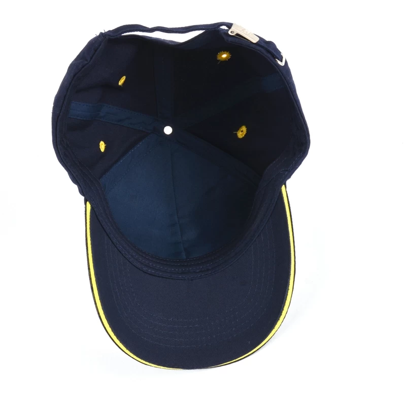 sandwich brim baseball caps, plain embroidery baseball caps, custom caps design logo
