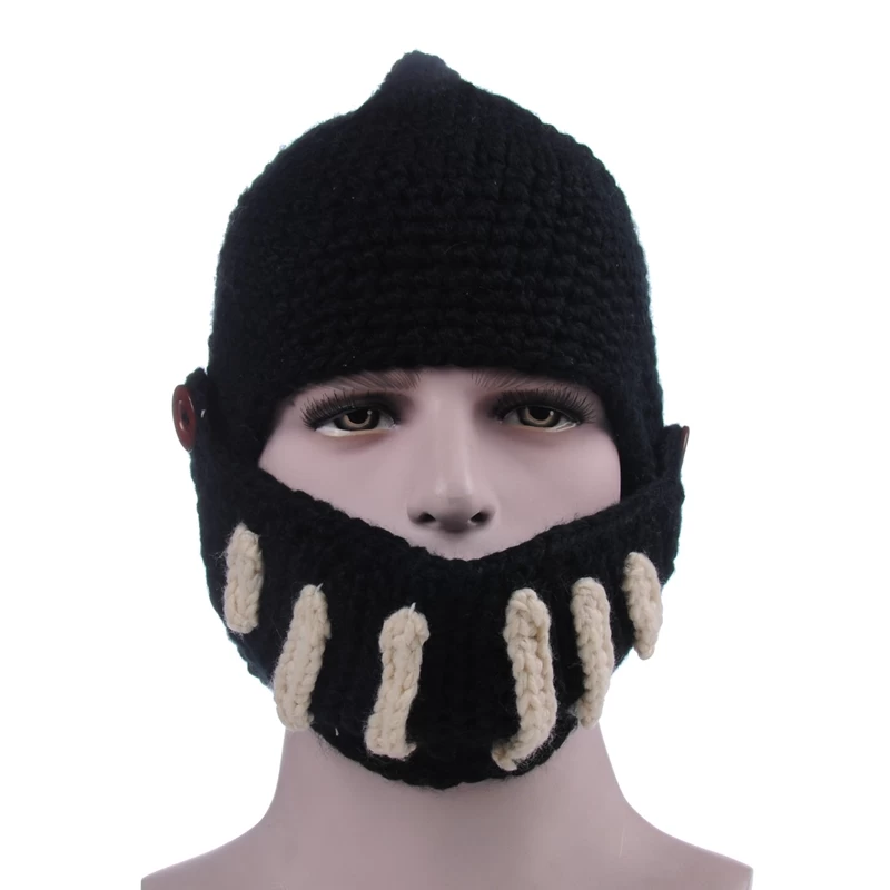 plain black winter caps with face mask
