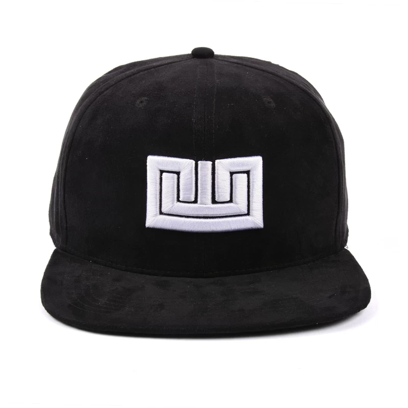 puff embroidery suede fitted snapback hats, high quality hat supplier china, custom embroidery snapback cap