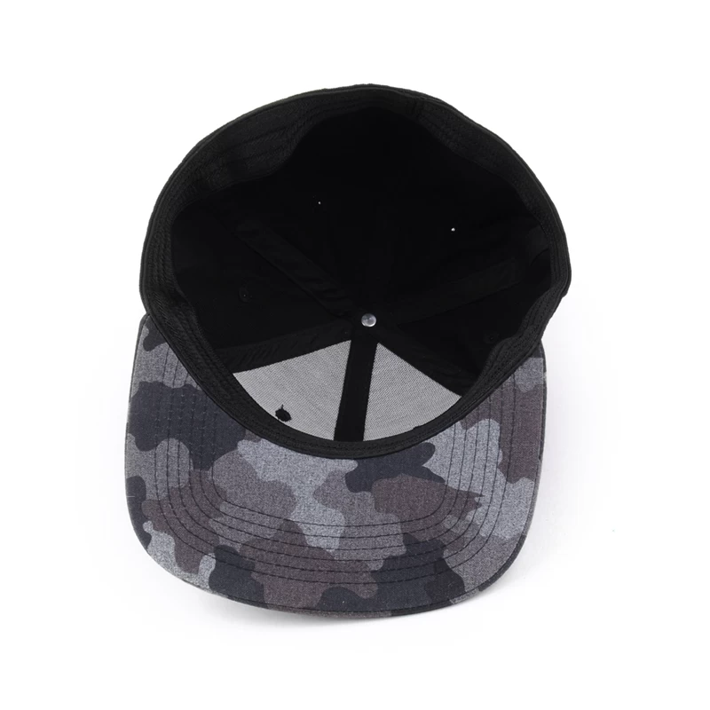 camo brim embroidery flexfit snapback hats custom