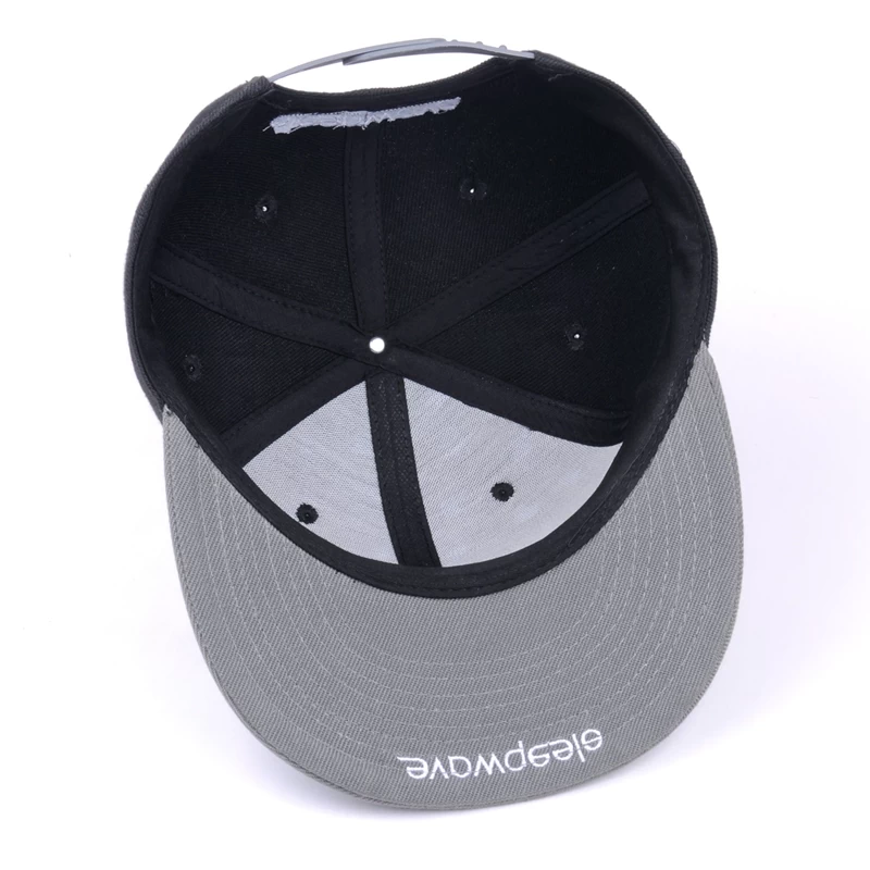 Custom 3D embroidery wool snapback cap