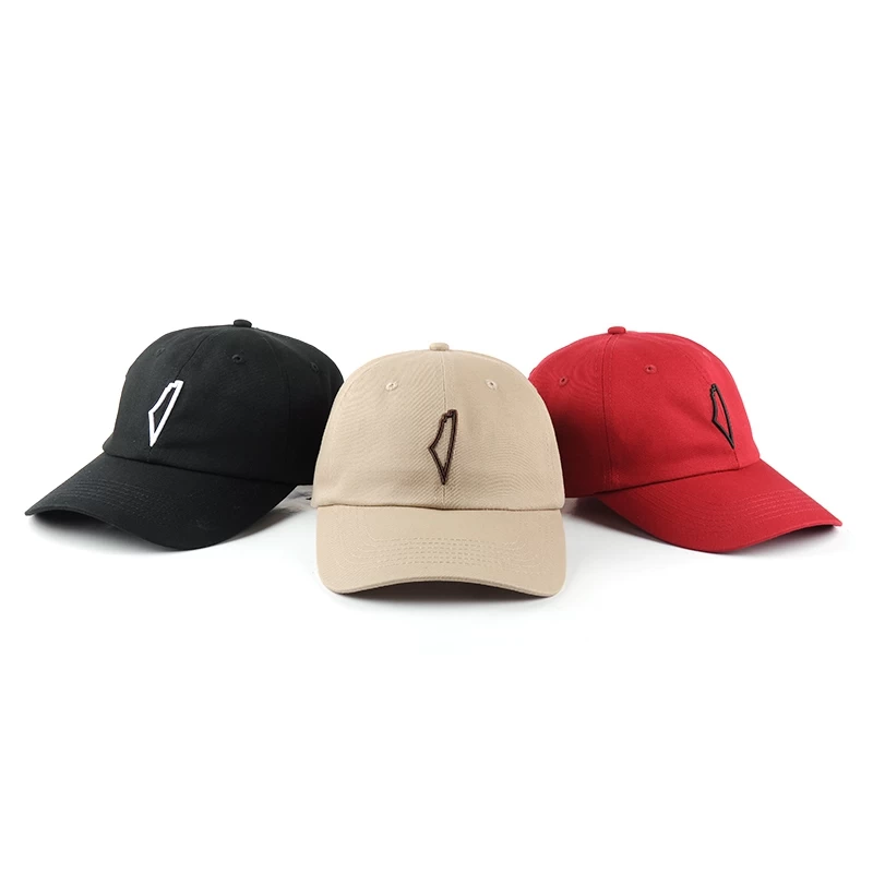 plain logo embroidery dad hat
