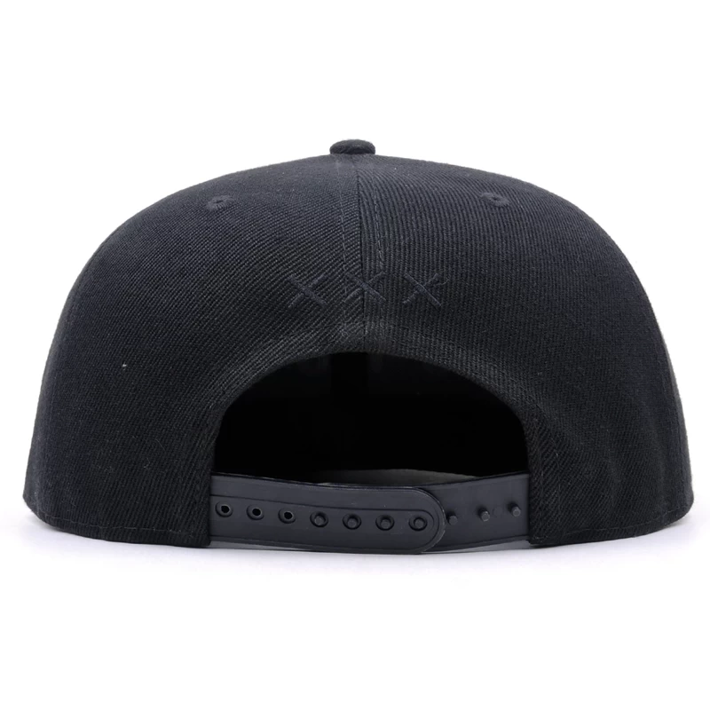 black snapback caps supplier china, 6 panel snapback cap on sale