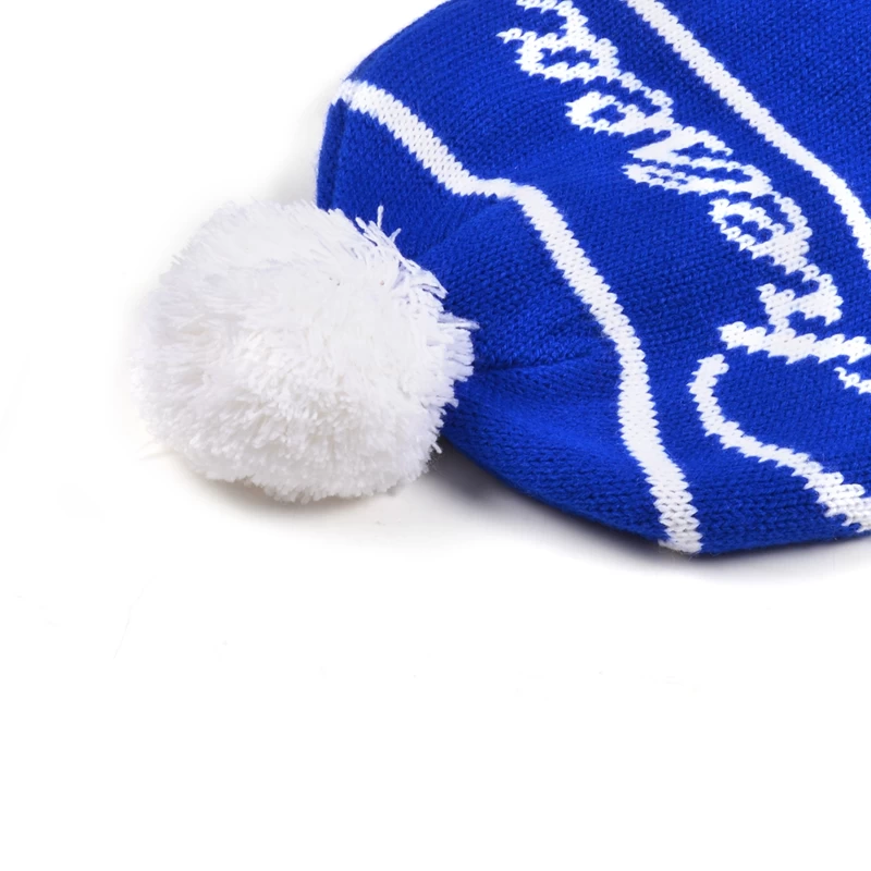 Knit Beanie Winter Hat with Pom, Striped Cuffed Winter Hat, custom made beanies with pom