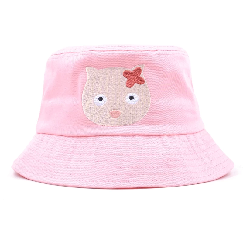 pink baby bucket hats custom