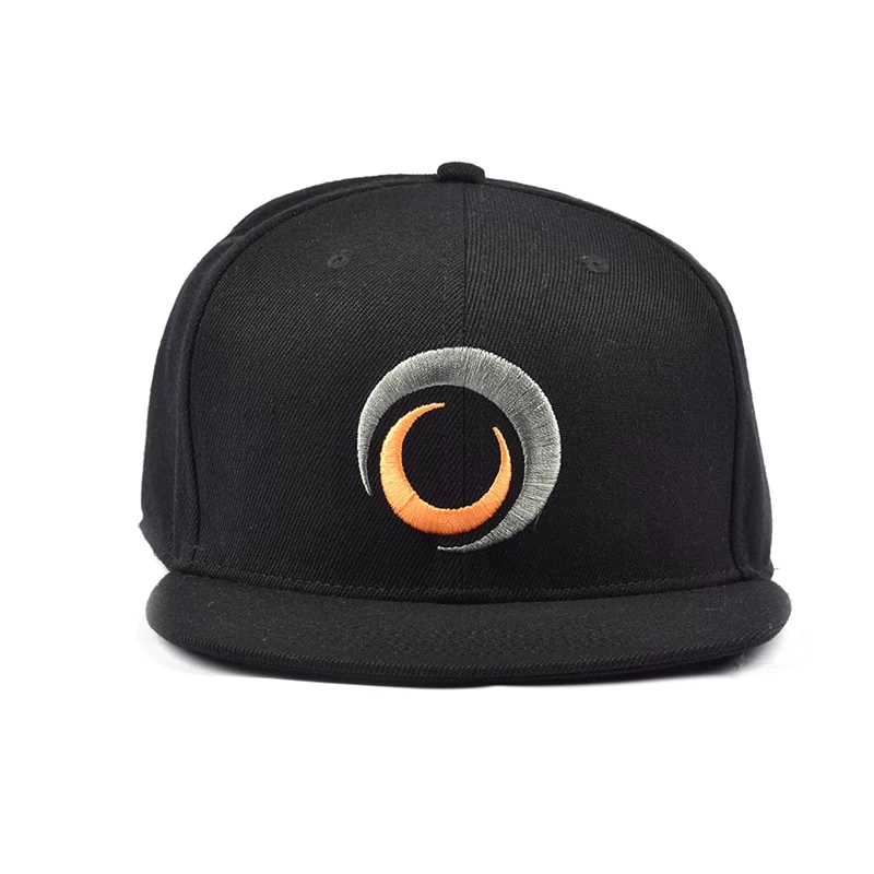 black snapback caps flat hat
