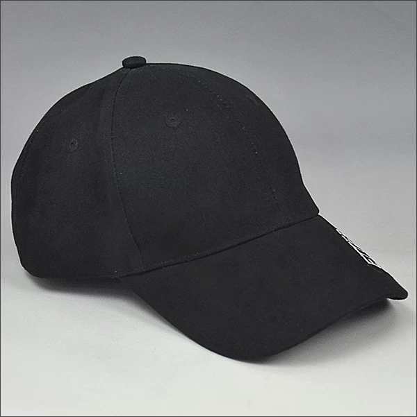 100% cotton top quality flat embroidery baseball cap