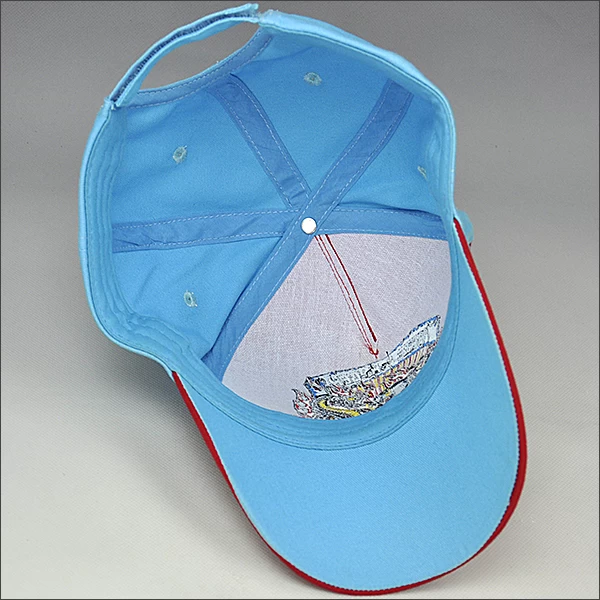 2-tone embroidery baseball cap