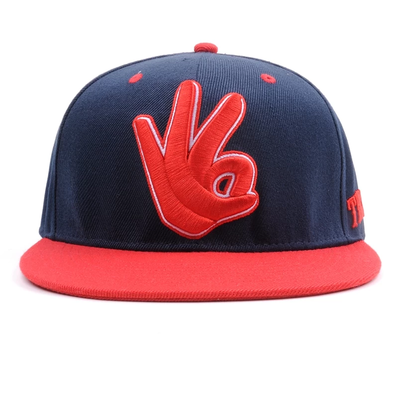 3D embroidered logo baseball caps and hats men cotton 6 panel snap back hat sports cap
