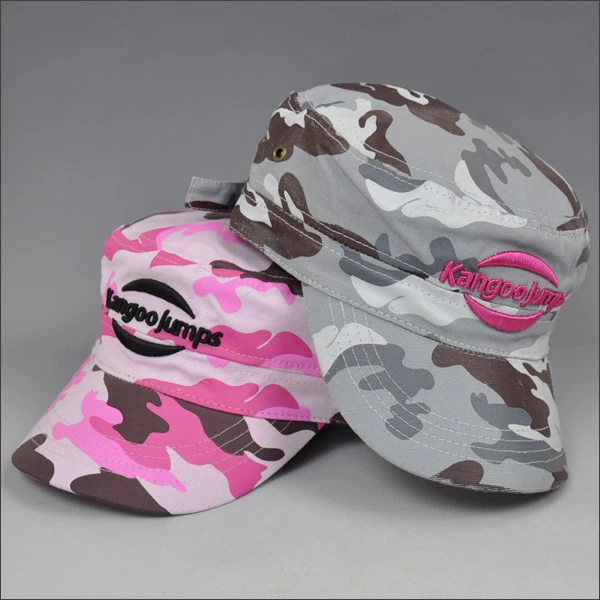 3D embroidery camo military cap