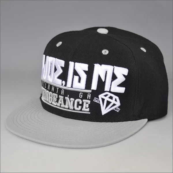 3d embroidery snap back cap