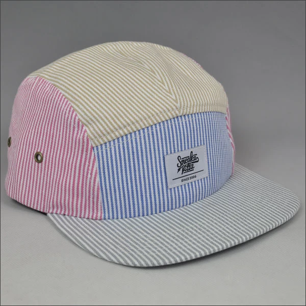 5 panel snapback cap and hat