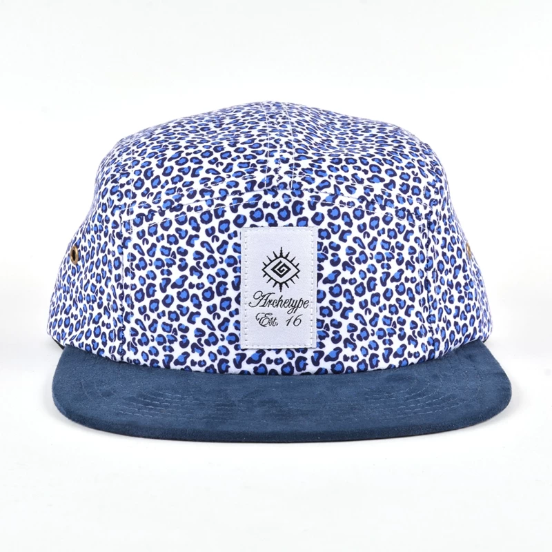 5 panel snapback cap on sale, floral print hat supplier