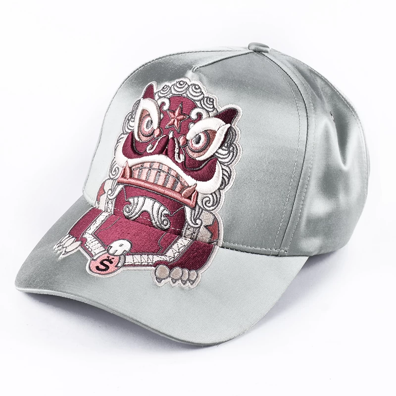 China 5 panels embroidery sports stain baseball caps manufacturer