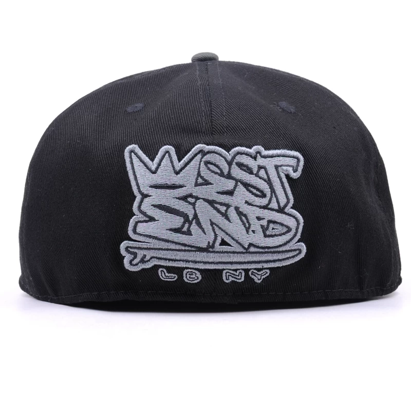 6 Panels Embroidery Snapback Hat with Custom Elastic Band