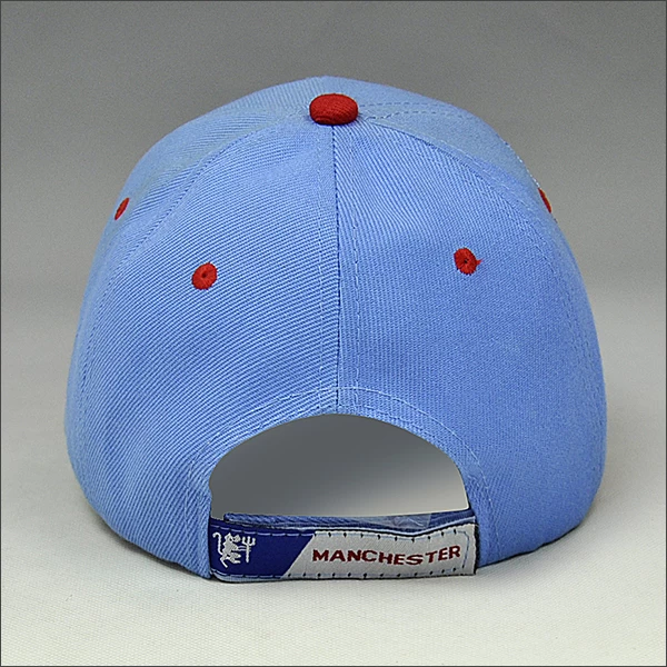 6 panel baseball cap blue