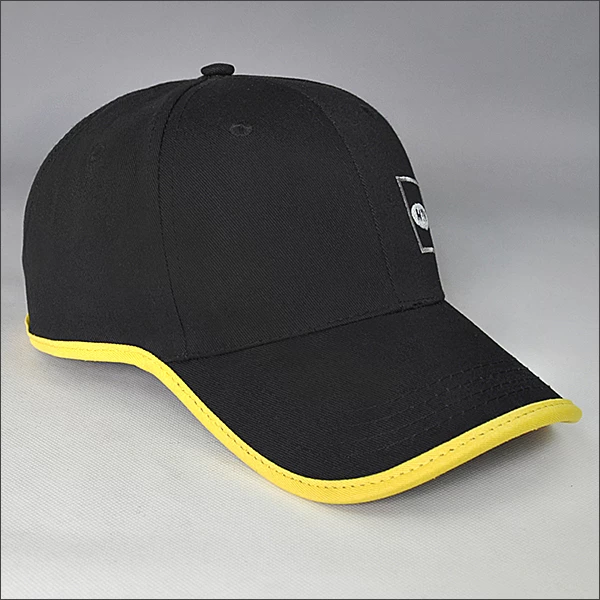 Banding edge embroidery baseball cap
