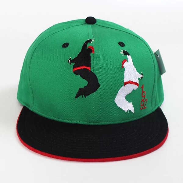 Китай Ярко-зеленый плоский шляпы производителя