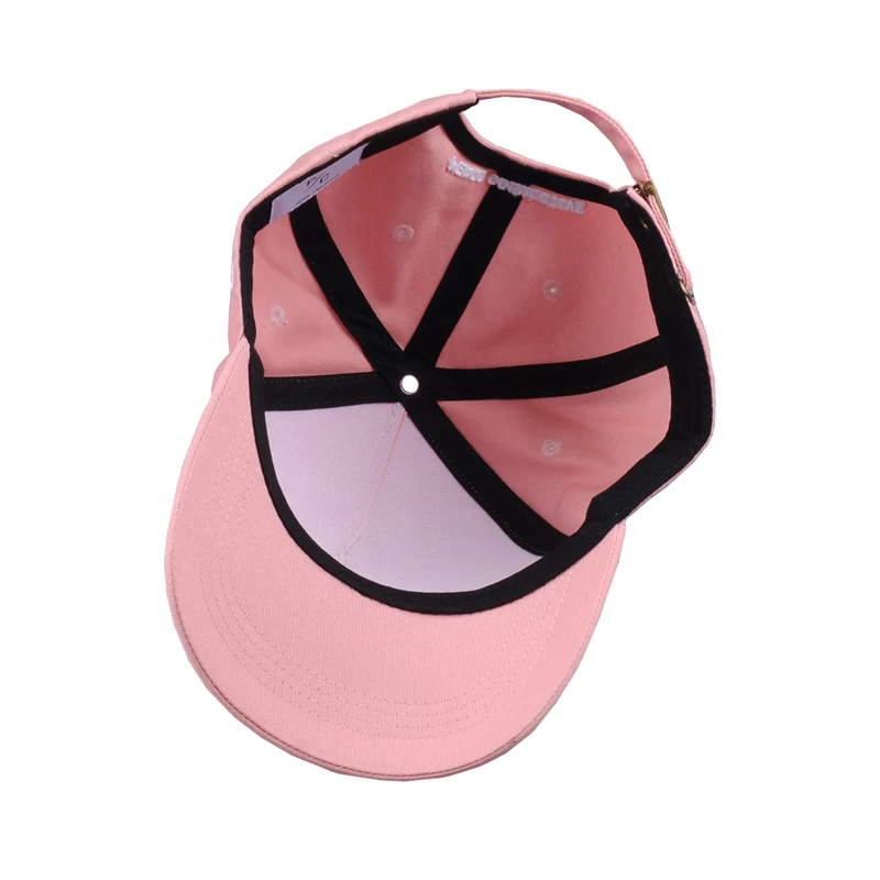 Custom 3D Promotion Embroidery Polo Baseball Cap with Metal Buckle