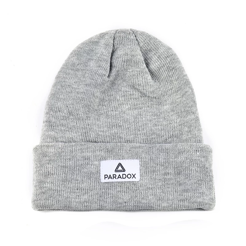 China Custom Embroidered Beanie Winter Knitted Hat manufacturer