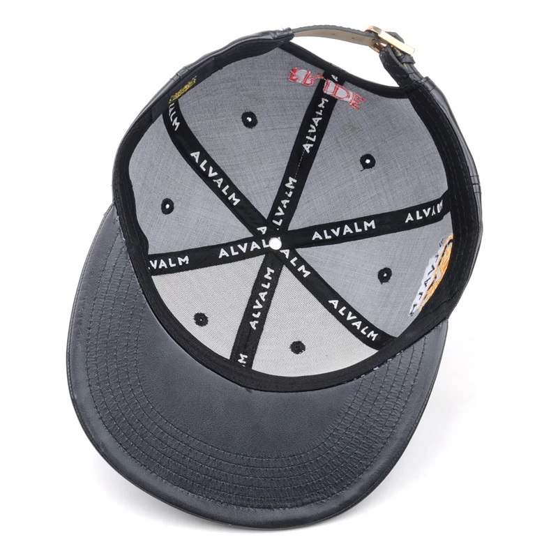 Custom Leather Snapback Cap/Hat