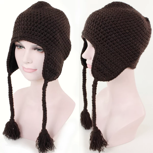 China Custom Unisex Beanie hat with earflap manufacturer