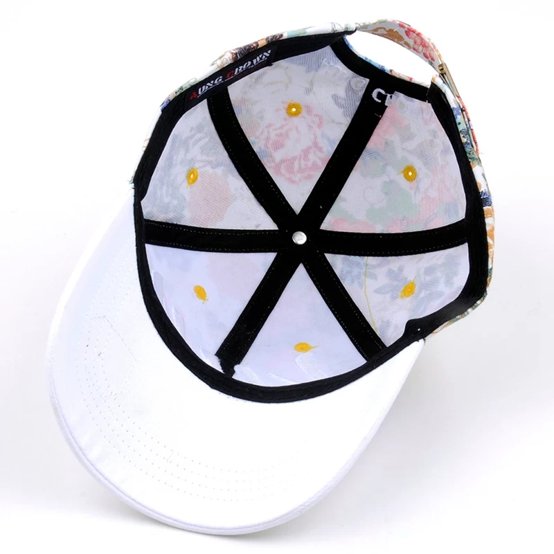 Custom plain blank fitted 100% cotton six panel baseball caps