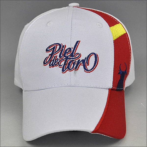 Custom white splicing baseball cap